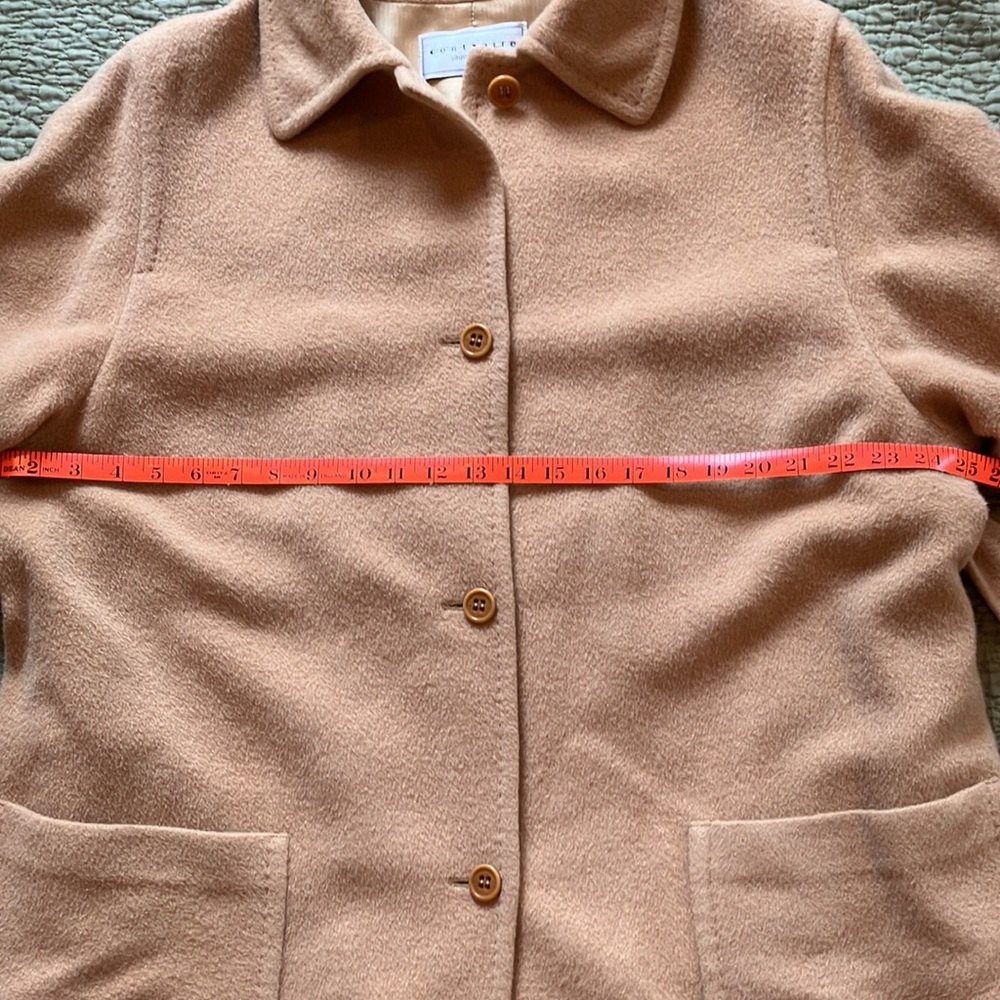 Vintage Contaire by Louis Feraud Wool Trench Coat 14 - Picture 5 of 11